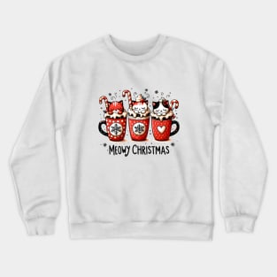 Meowy Christmas Crewneck Sweatshirt